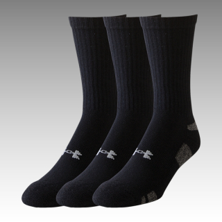ponožky Under Armour Men's Heatgear Crew Socks 3 Pk 