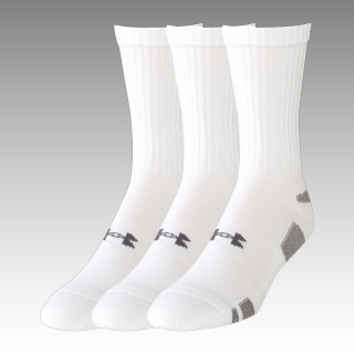 ponožky Under Armour Men's Heatgear Crew Socks 3 Pk 